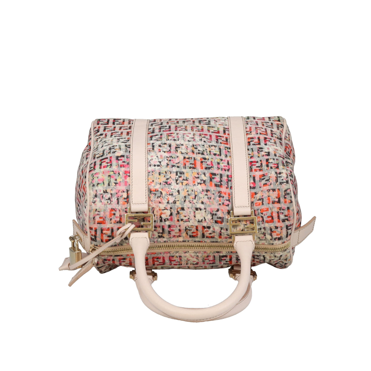 Fendi Bowling Bag In Floral Monogram Vintage