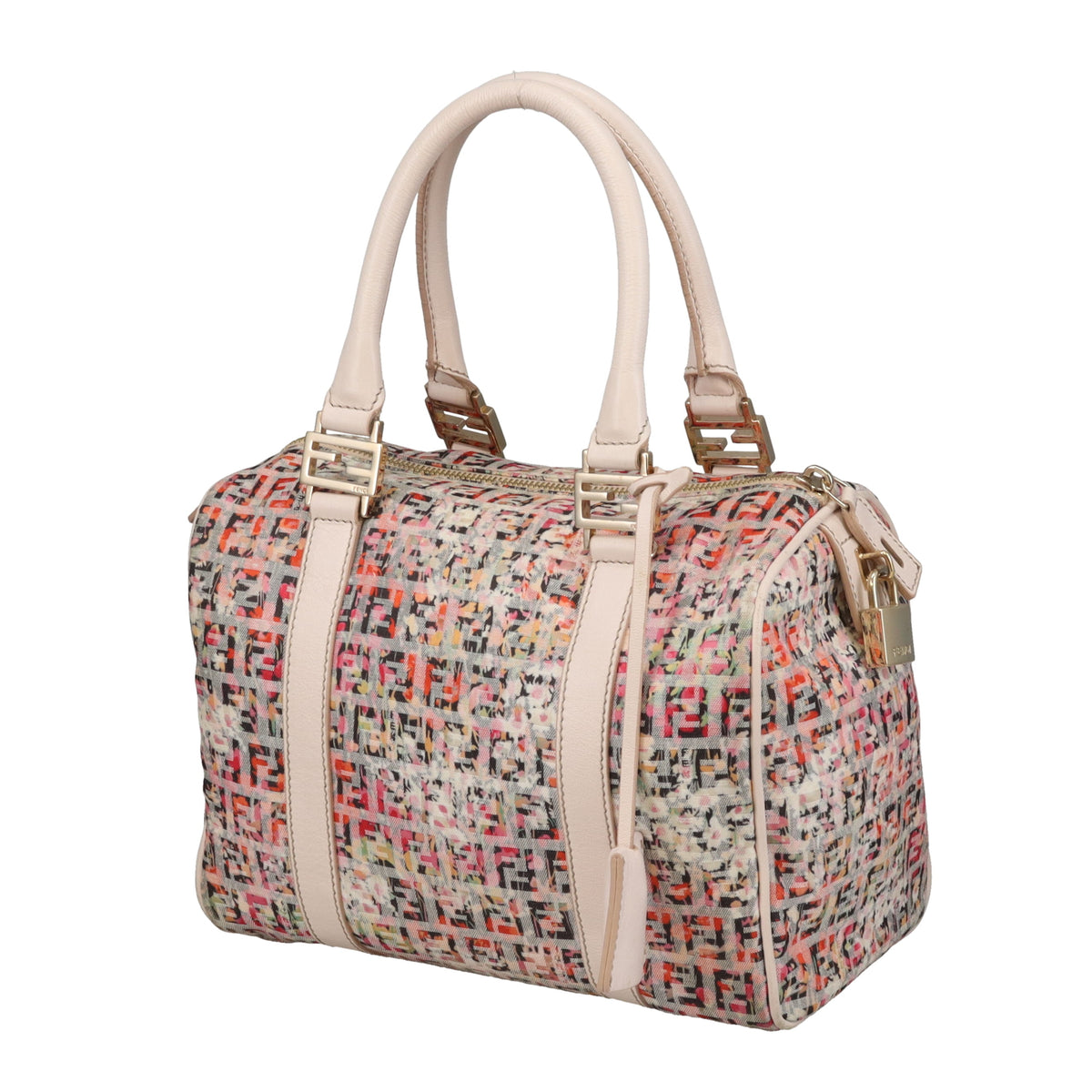 Fendi Bowling Bag In Floral Monogram Vintage