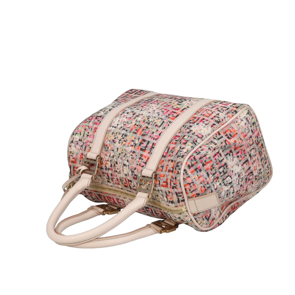 Fendi Bowling Bag In Floral Monogram Vintage