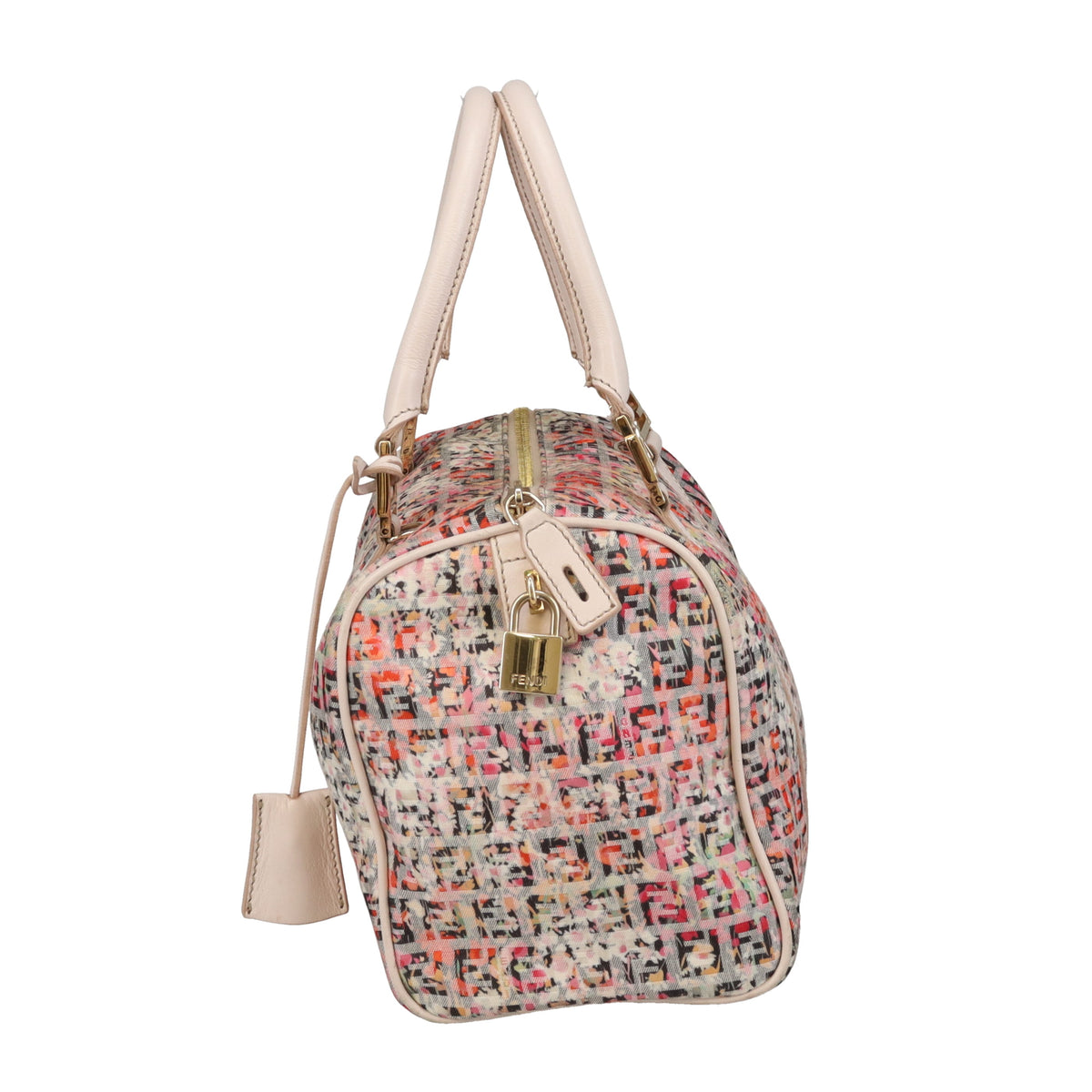 Fendi Bowling Bag In Floral Monogram Vintage