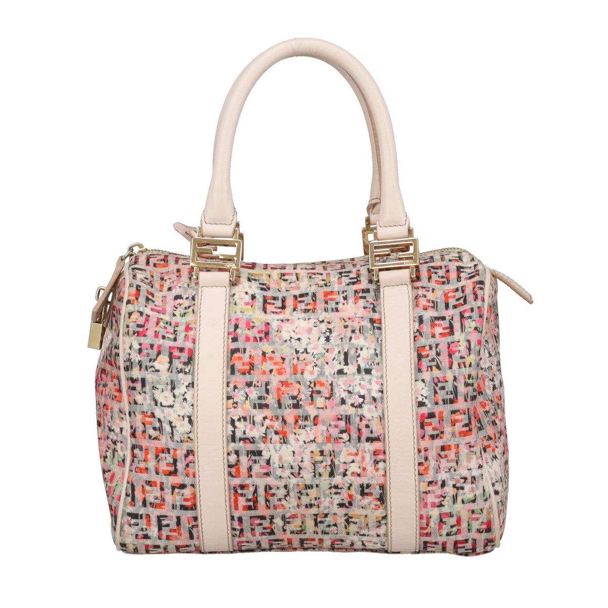 Fendi Bowling Bag In Floral Monogram Vintage