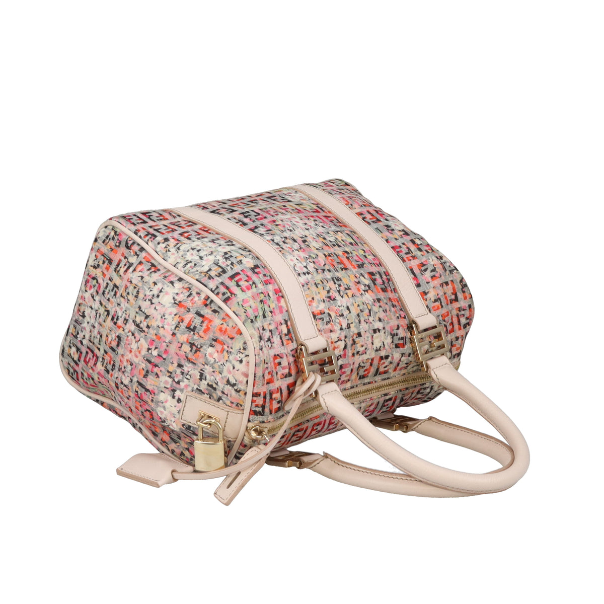 Fendi Bowling Bag In Floral Monogram Vintage