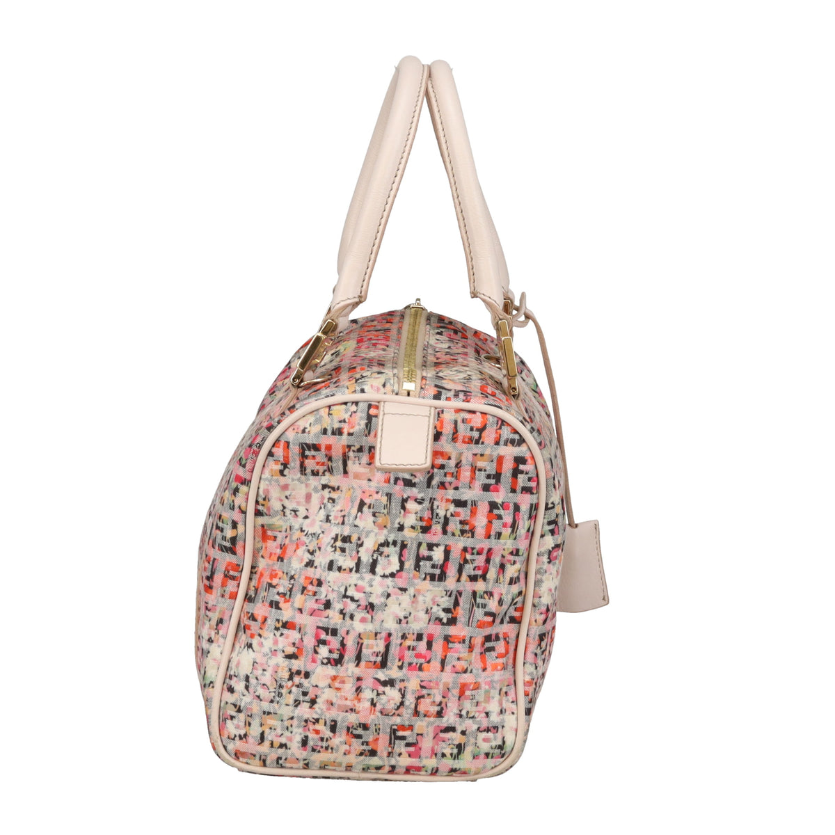 Fendi Bowling Bag In Floral Monogram Vintage