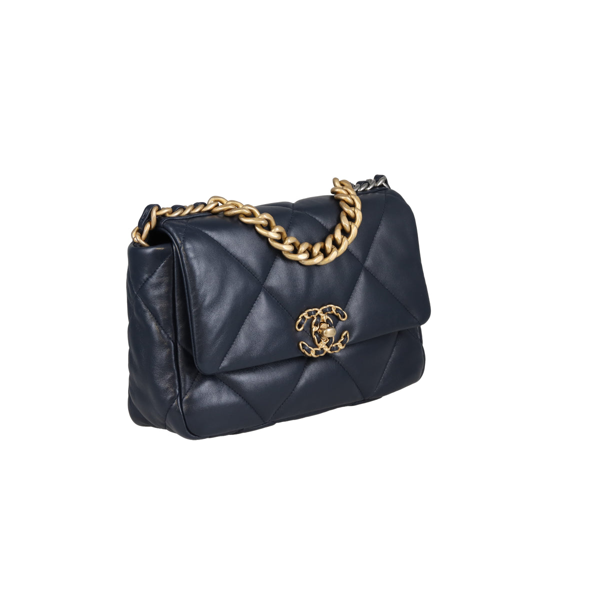 Chanel 19 Small Navy 2021  2