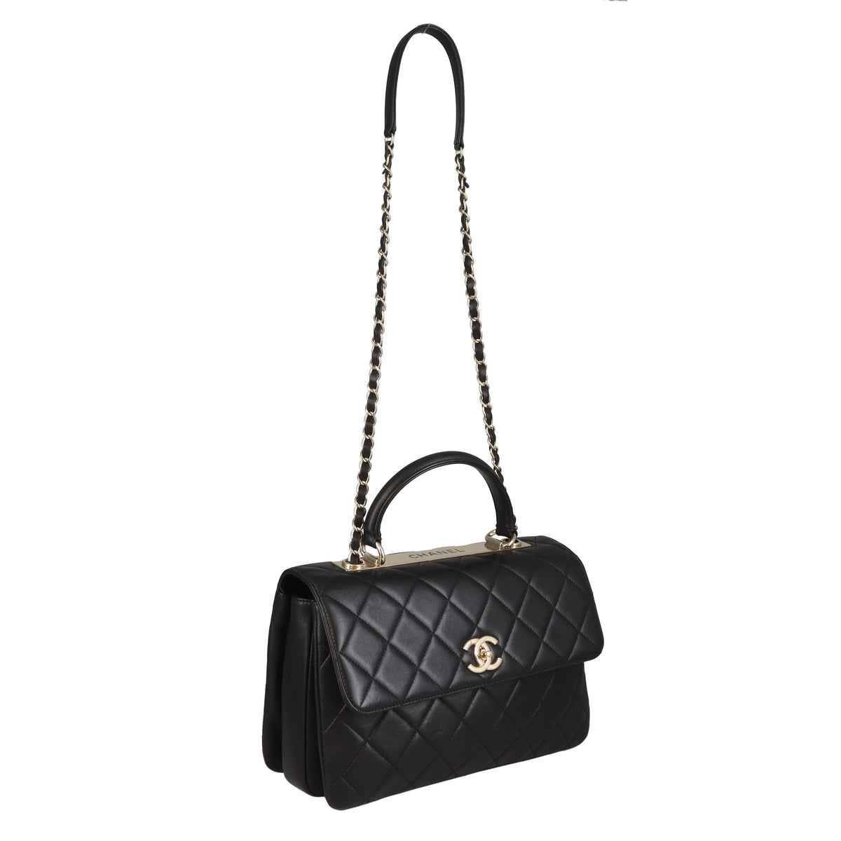 Chanel Trendy CC Medium Black Lambskin GHW 2020