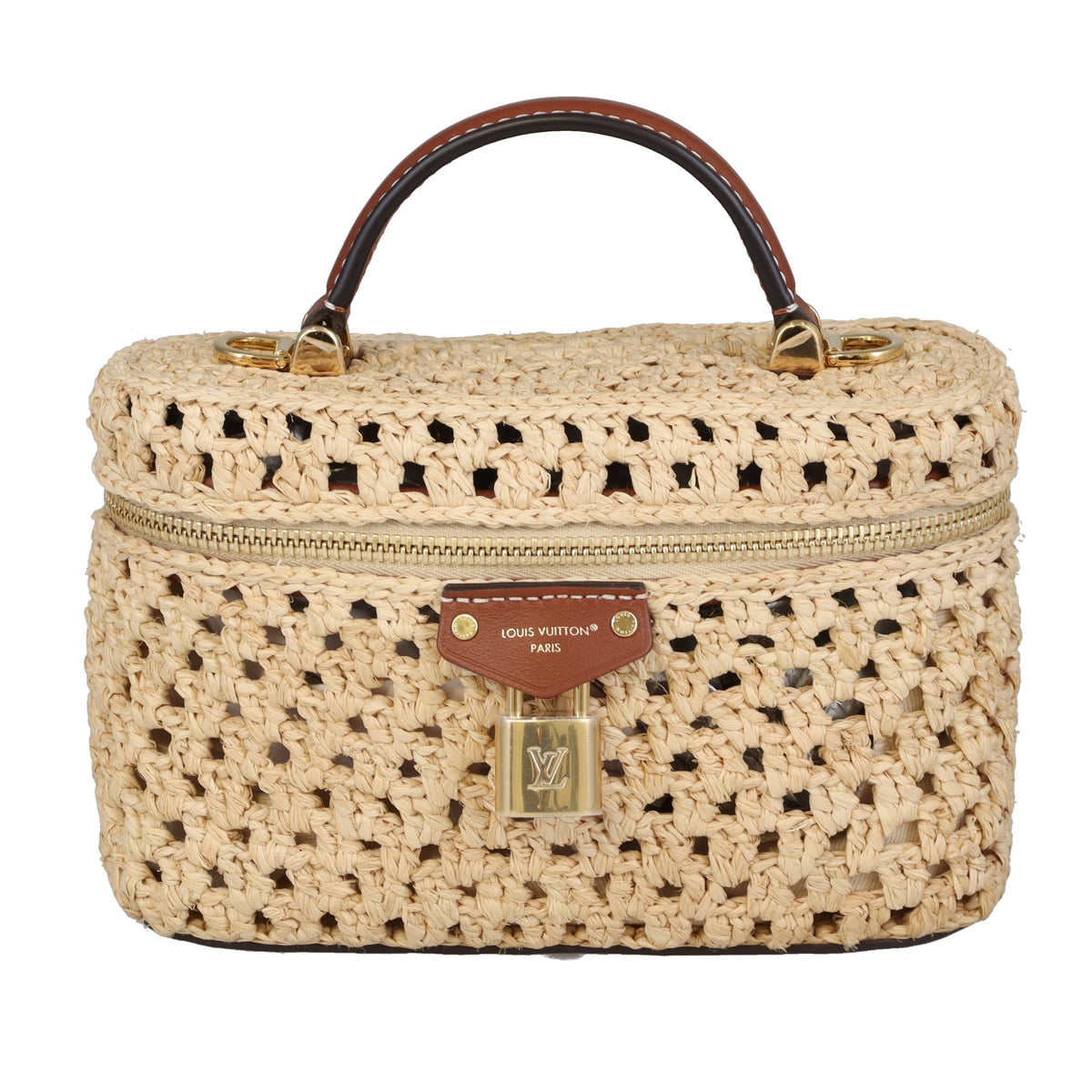 Louis Vuitton Vanity Chain Pouch Raffia (NFID)