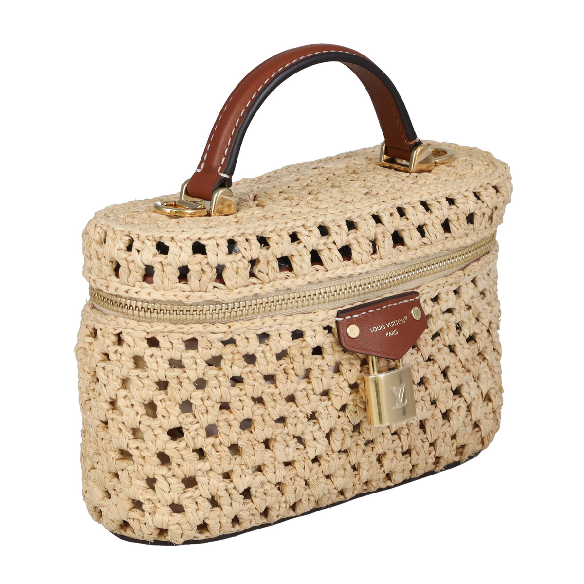 Louis Vuitton Vanity Chain Pouch Raffia (NFID)