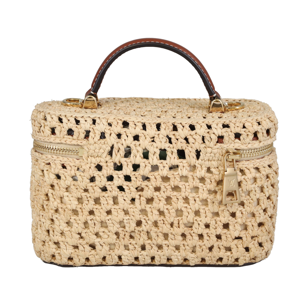 Louis Vuitton Vanity Chain Pouch Raffia (NFID)