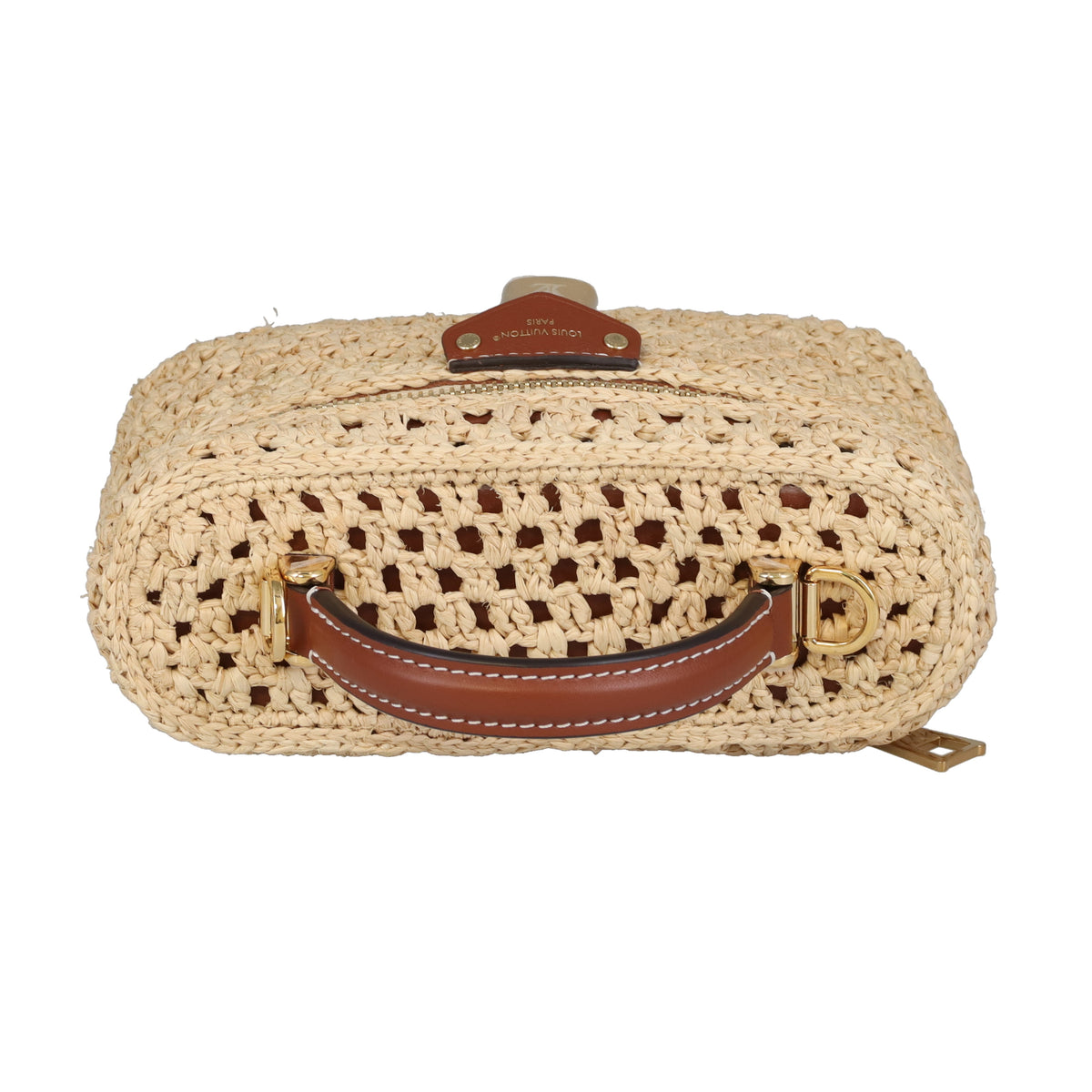 Louis Vuitton Vanity Chain Pouch Raffia (NFID)