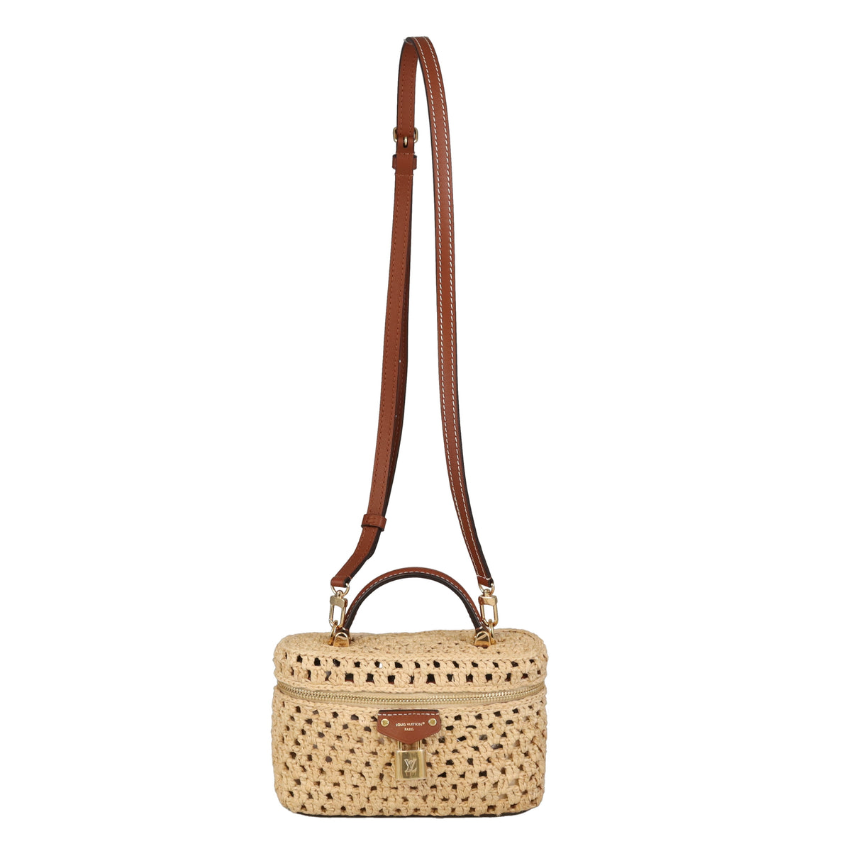 Louis Vuitton Vanity Chain Pouch Raffia (NFID)