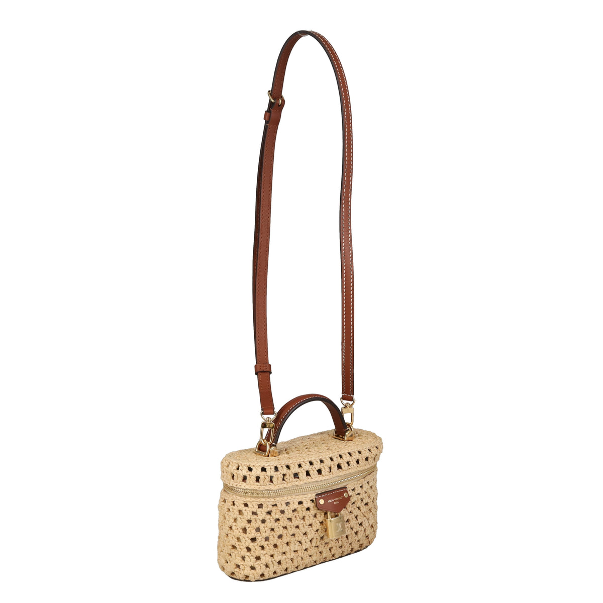Louis Vuitton Vanity Chain Pouch Raffia (NFID)
