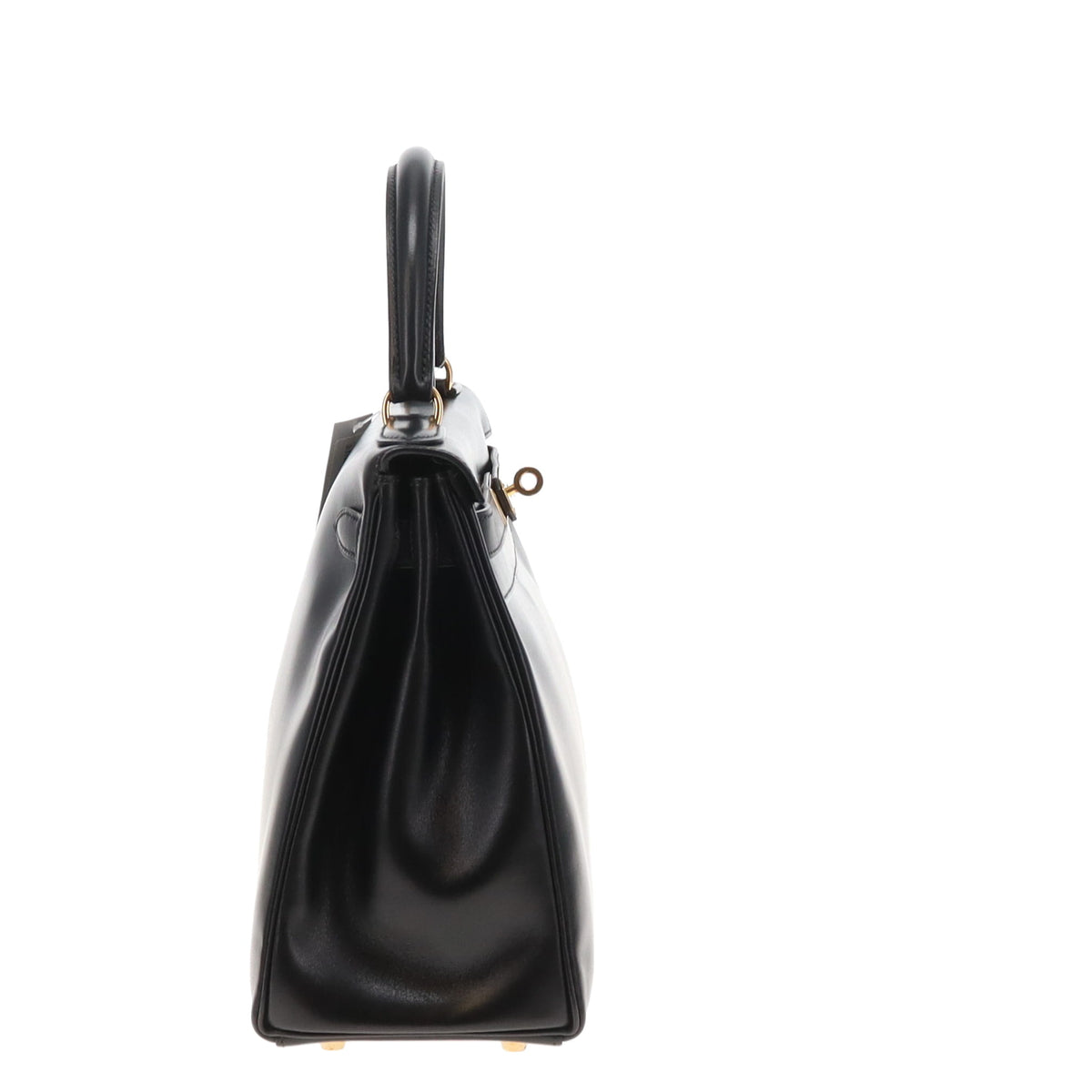 Hermes Kelly Retourne 28 Black Box Calf GHW 1999