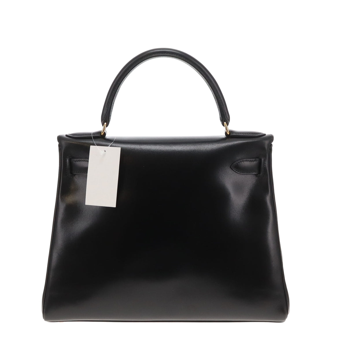 Hermes Kelly Retourne 28 Black Box Calf GHW 1999