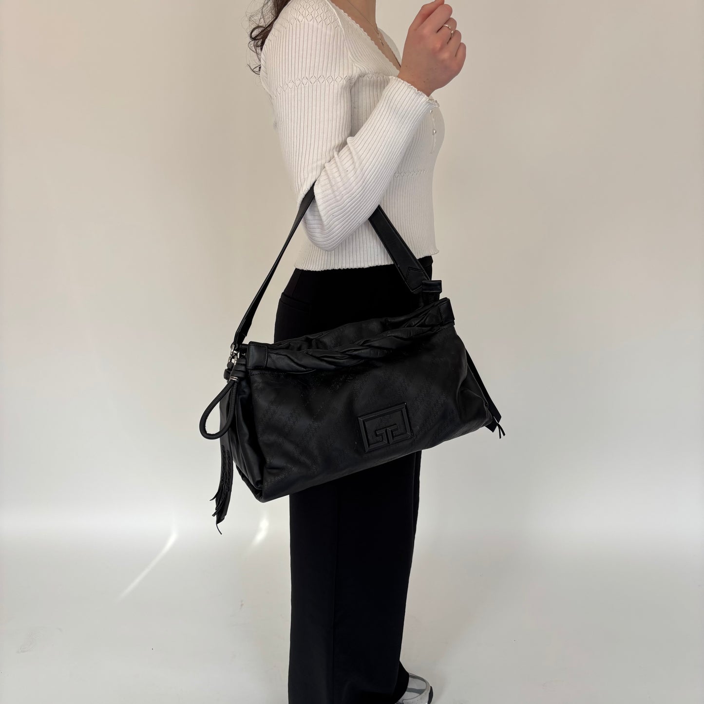 Givenchy ID93 Large Zip Bag Black