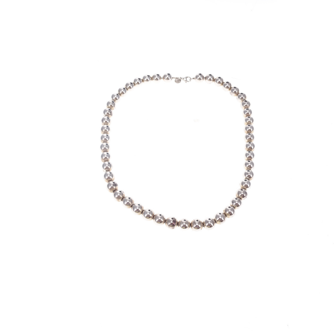 Tiffany HadWear Ball Necklace Sterling Silver