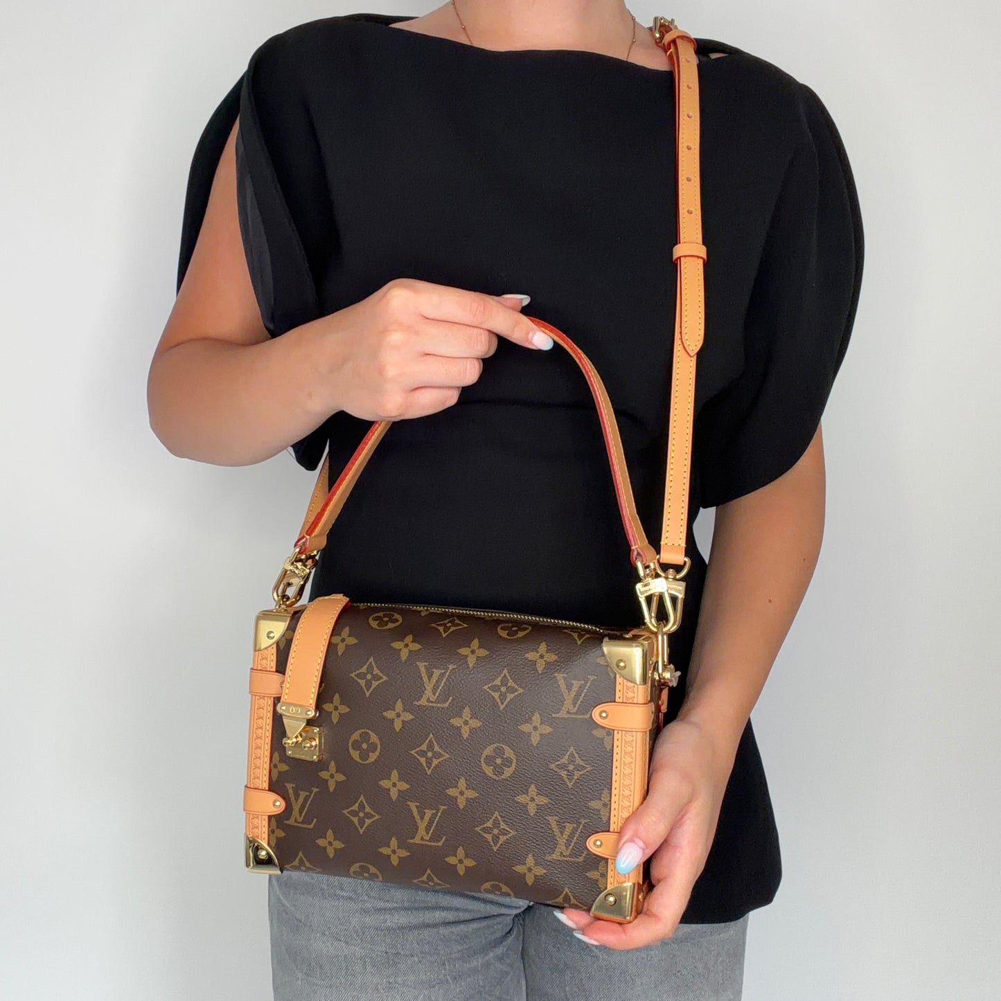 Louis Vuitton Side Trunk MM In Monogram Canvas