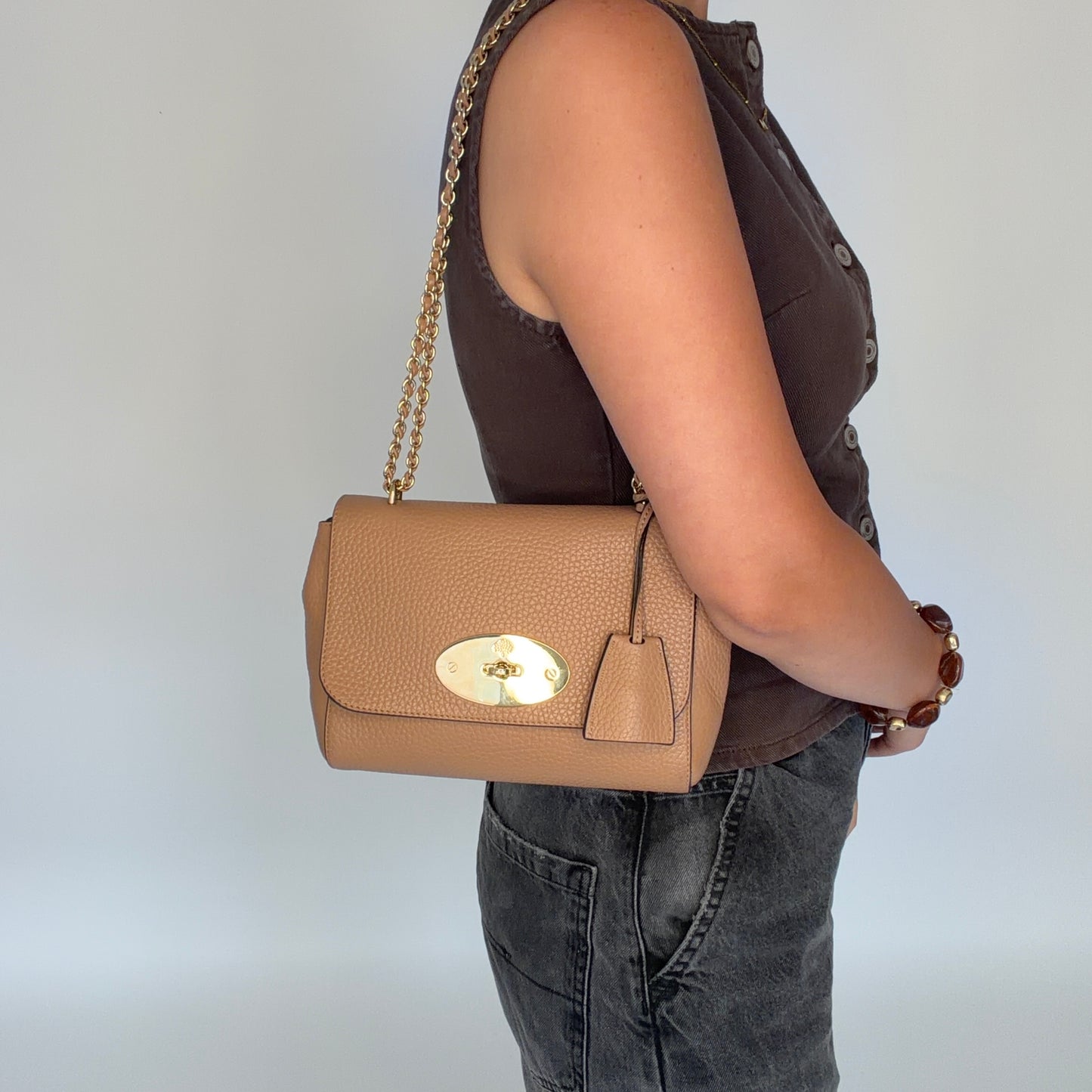 Mulberry Lily Reg Heavy Grain GHW Light Brown