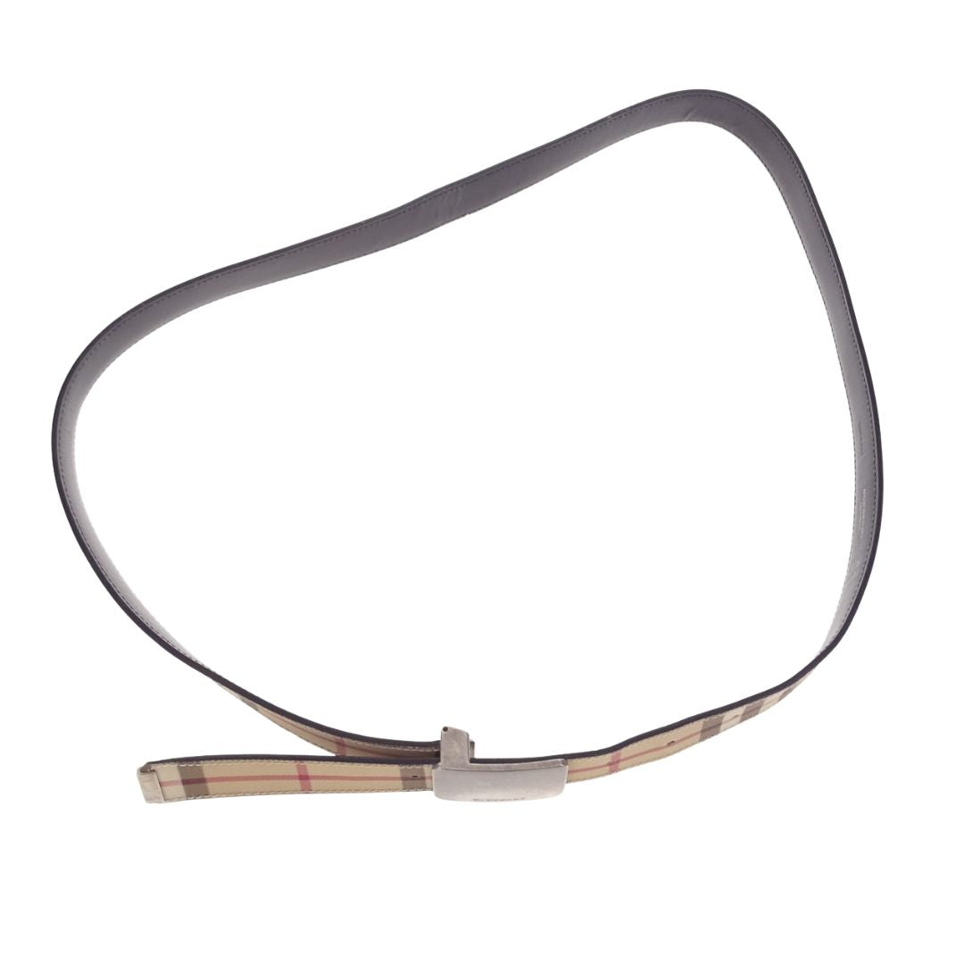 Burberry Belt In Nova Check Thin 42/105