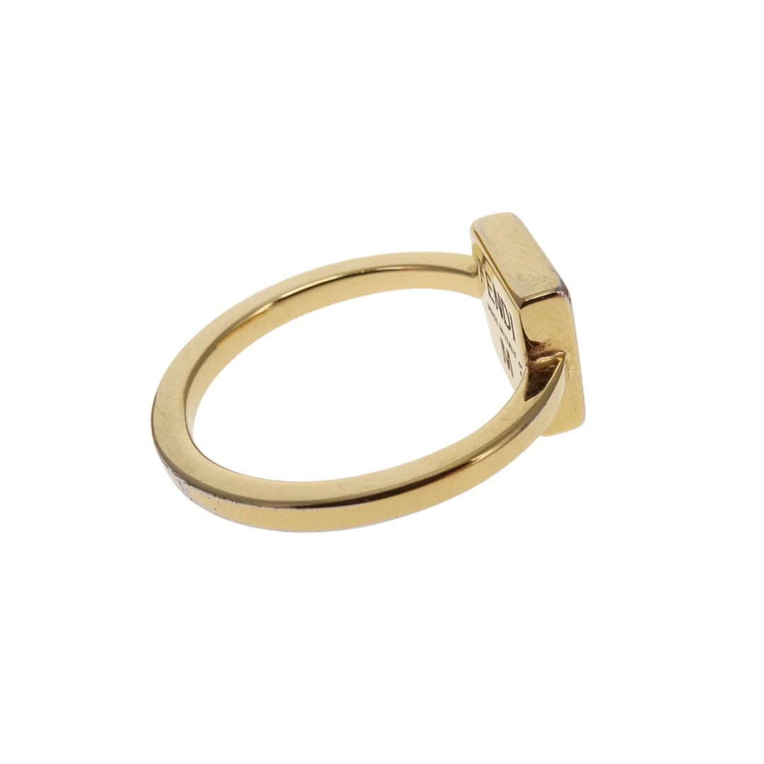 Fendi FF Ring Goldtone (M - size 54)