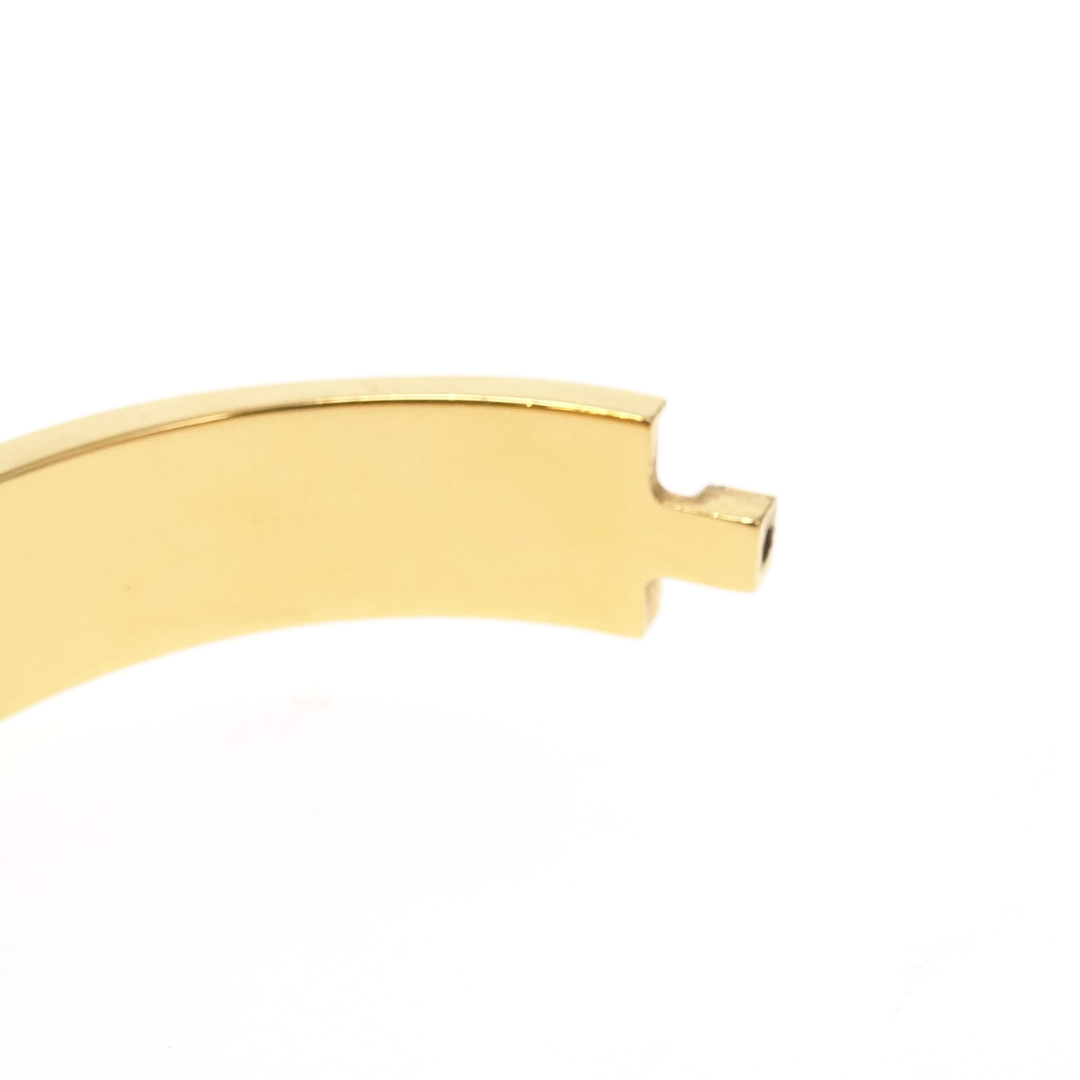 Hermes Clic H Gold and Marron Glace Enamel