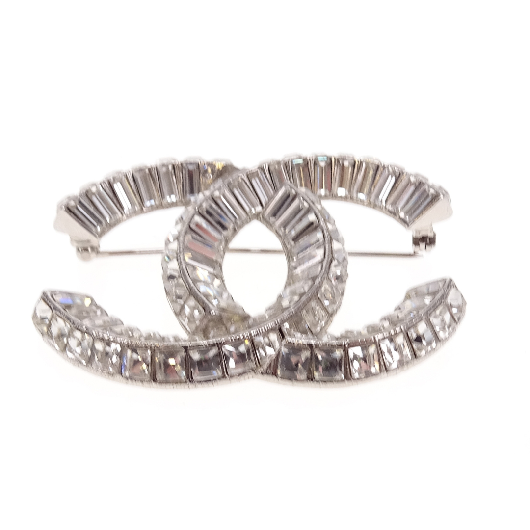 Chanel CC Brooch Crystal 2019
