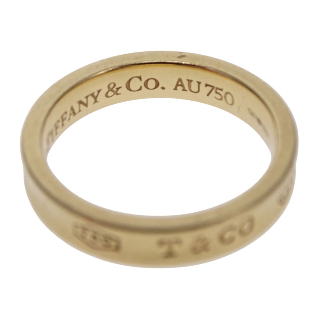 Tiffany & CO Since 1837 Band Ring 18K Yellow Gold (size 53)