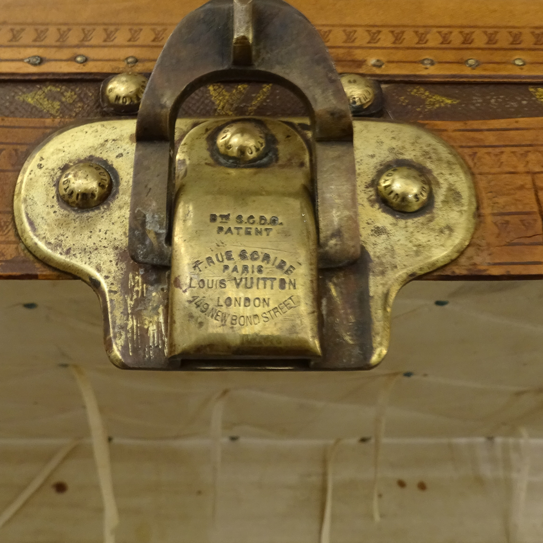 Louis Vuitton Antique Steamer Trunk 1920's - 1930's