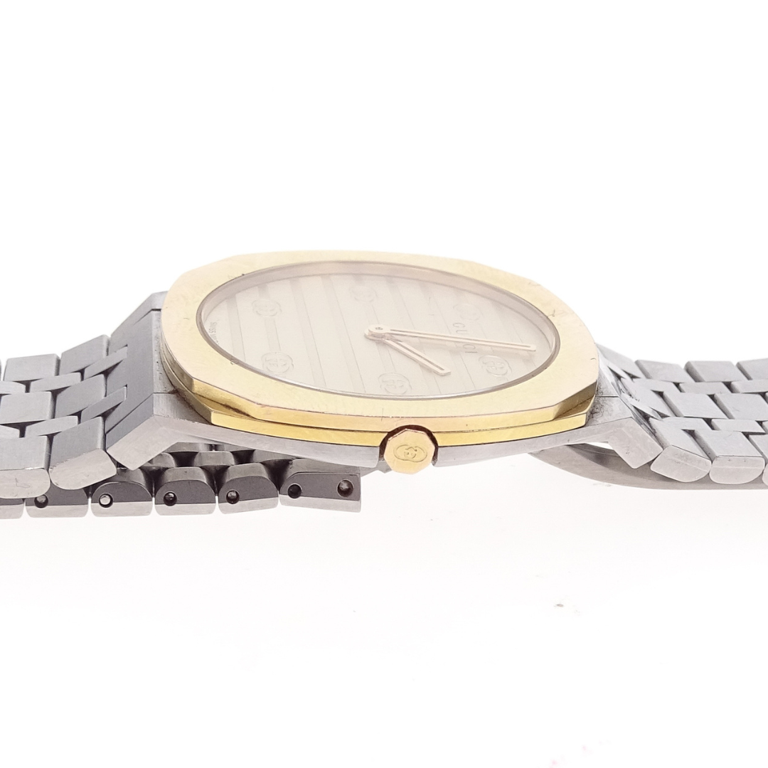 Gucci 25H 30mm Watch Brass and Stainless Steel