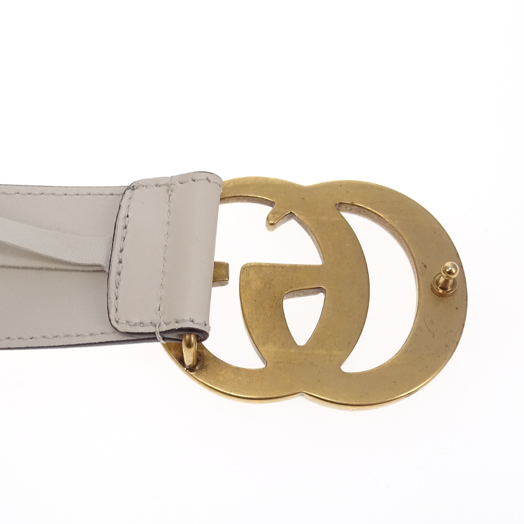 Gucci GG Marmont Belt Wide 95/38 Ivory