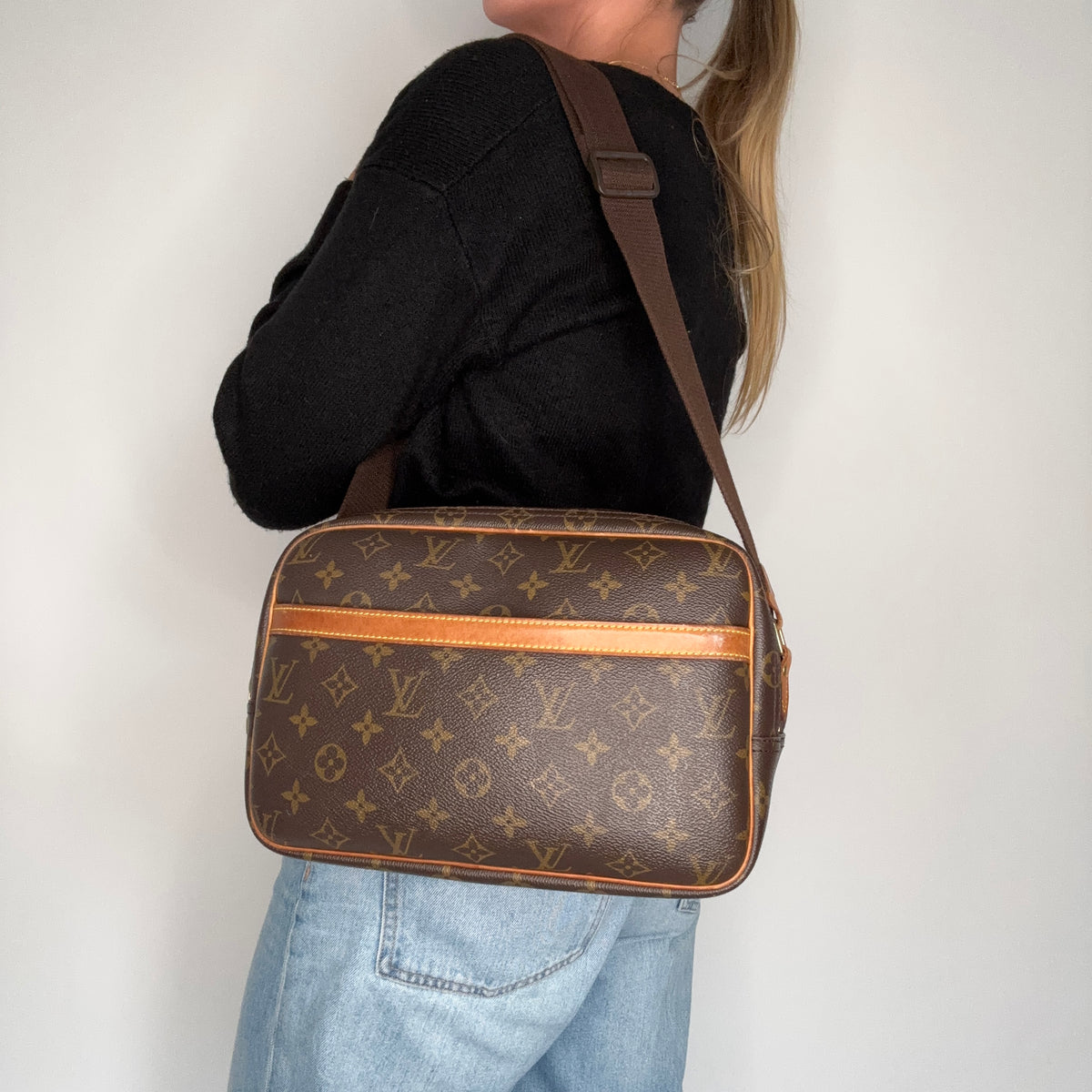 Louis Vuitton Reporter Monogram Vintage Crossbody Bag SP0021