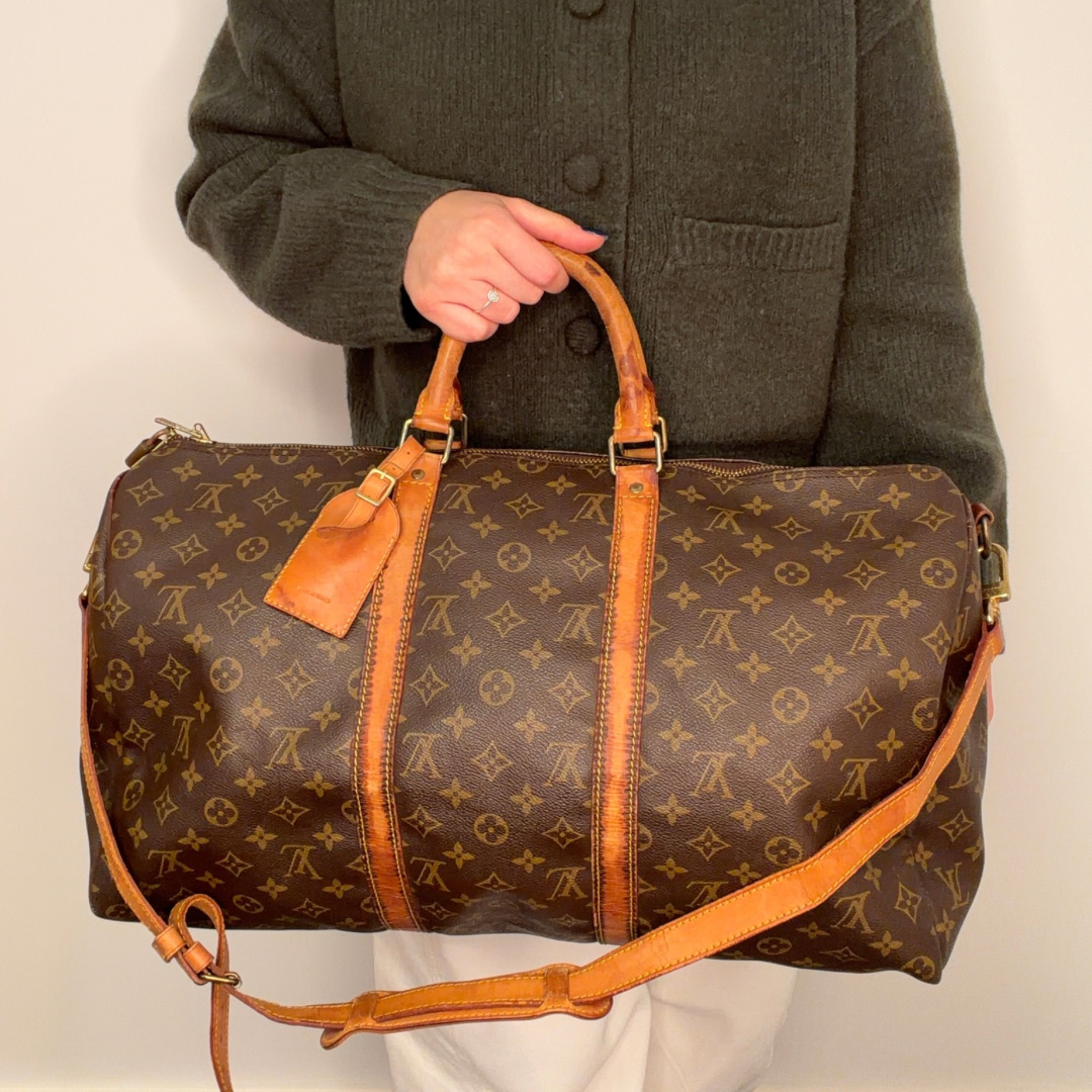 Louis Vuitton Keepall 50 Bandouliere Monogram Vintage VI1910