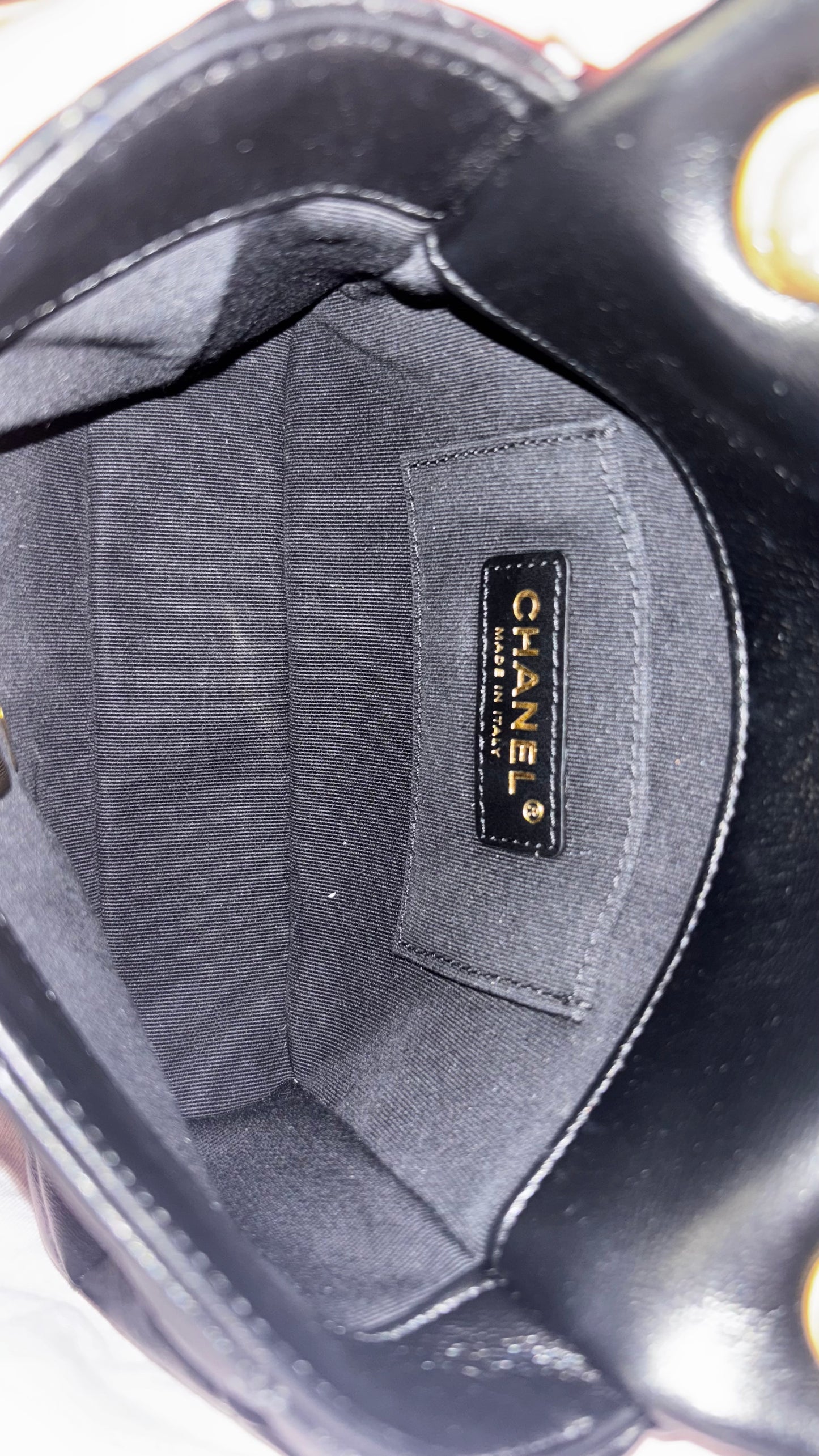 Chanel Mini Candy Chain Flap Bag Black (NFID)