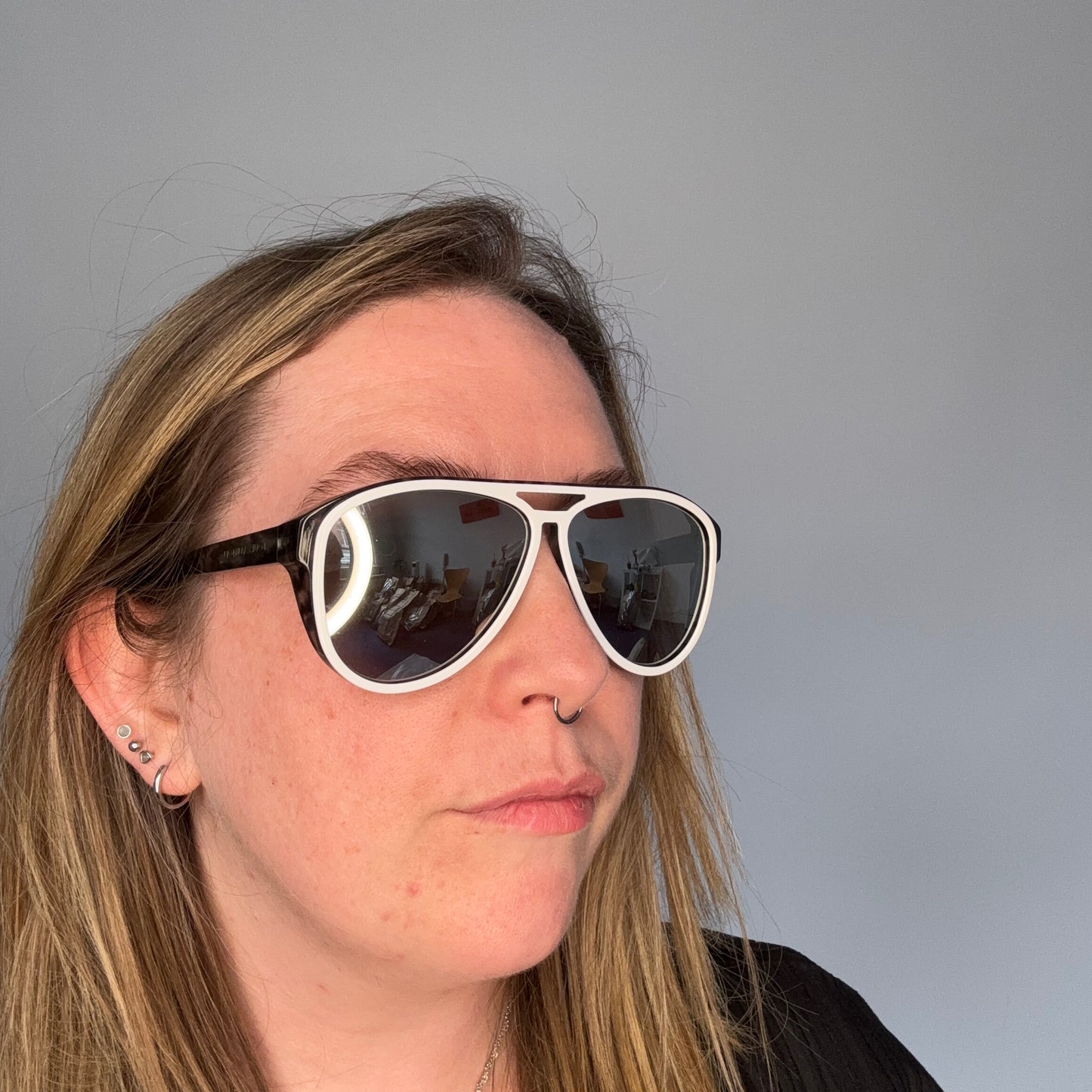 Louis Vuitton Tortoise Shell and White Frame Mowani Sunglasses Z2306W