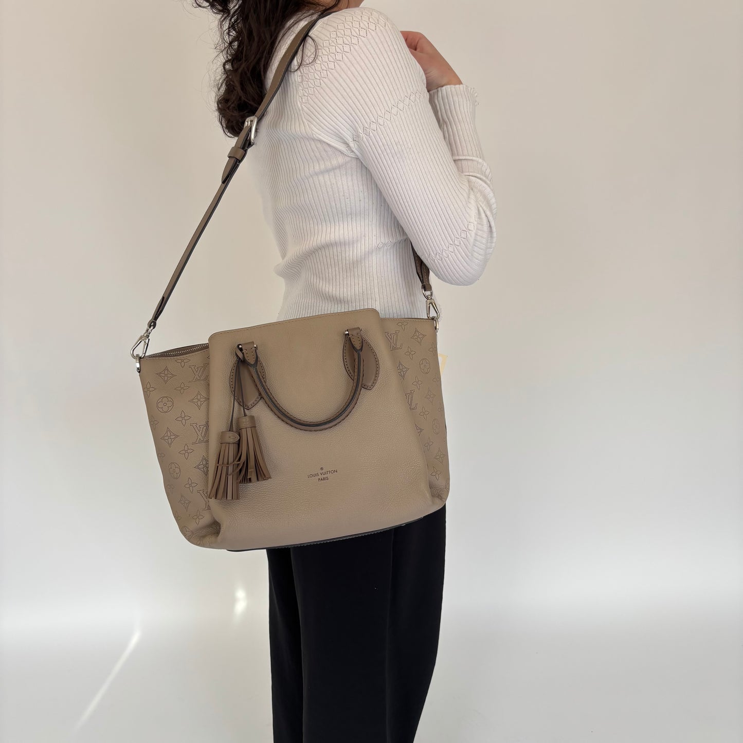 Louis Vuitton Haumea Tote In Galet AH4198