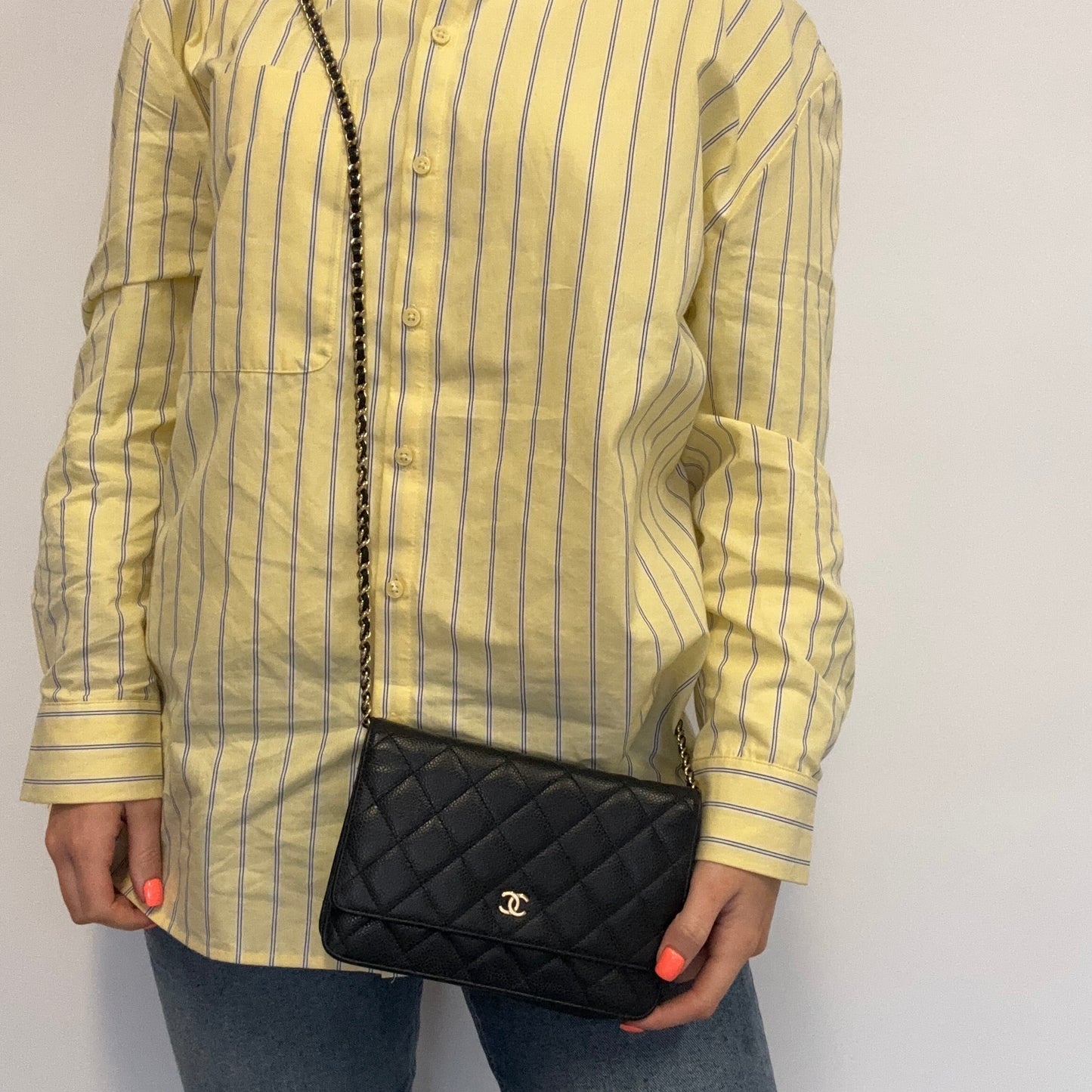 Chanel Wallet on Chain Classic Black Caviar GHW 2013/14