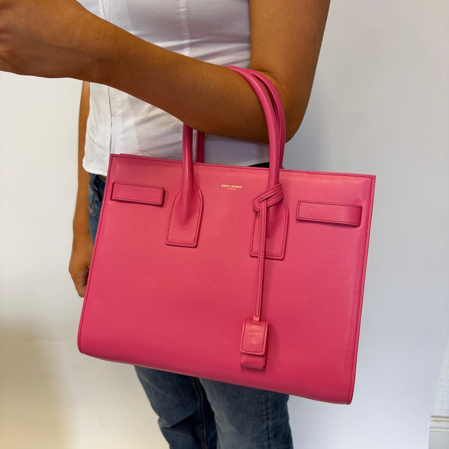 Saint Laurent Sac De Jour Small Pink 2014