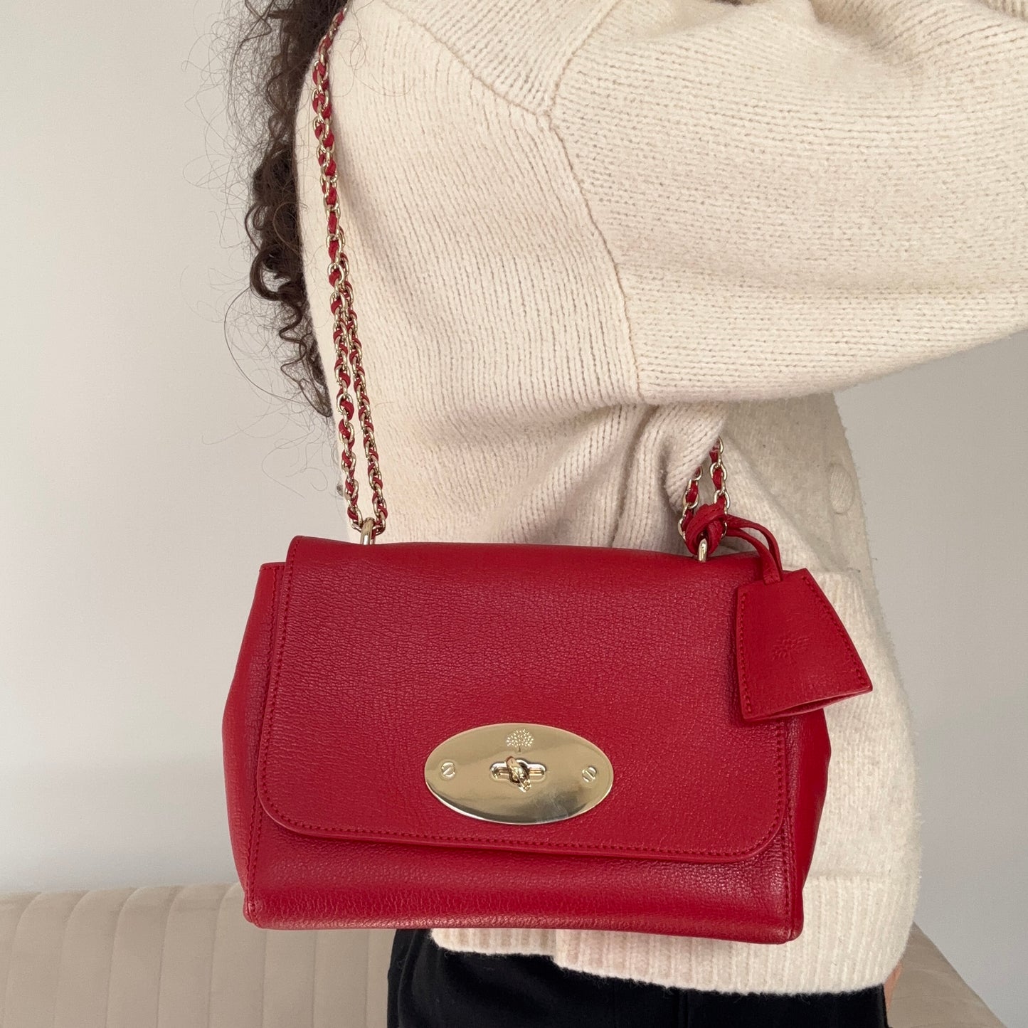 Mulberry Lily Reg Red Glossy Goat GHW