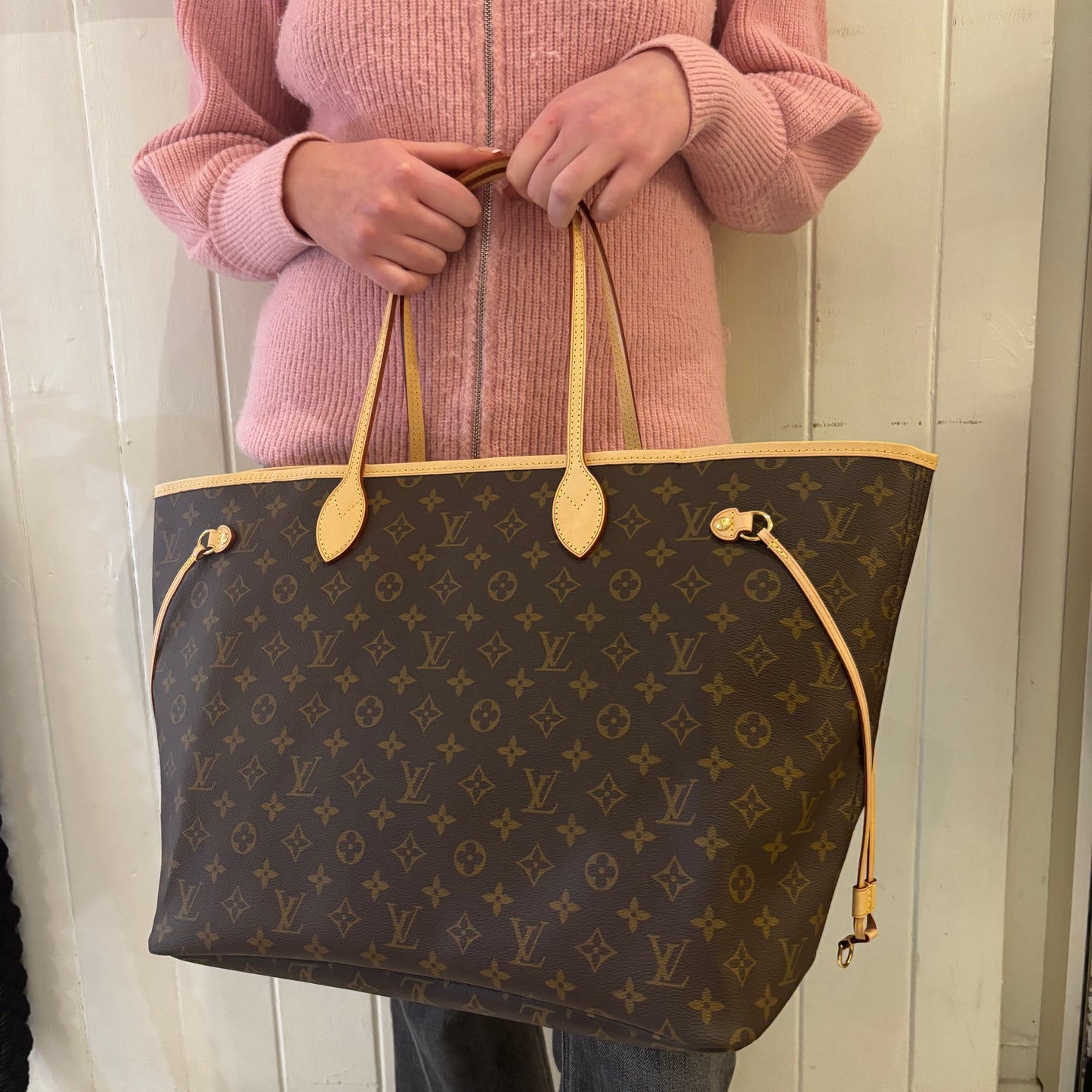 Louis Vuitton Neverfull GM Classic Monogram (NFID) no pochette