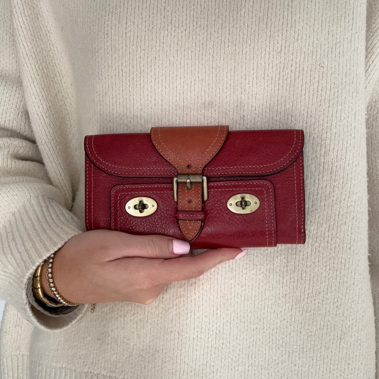 Mulberry Roxanne Wallet Red