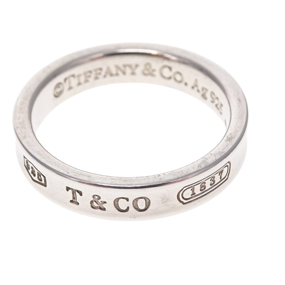 Tiffany & Co Since 1837 Thin Ring Sterling Silver (size 52)