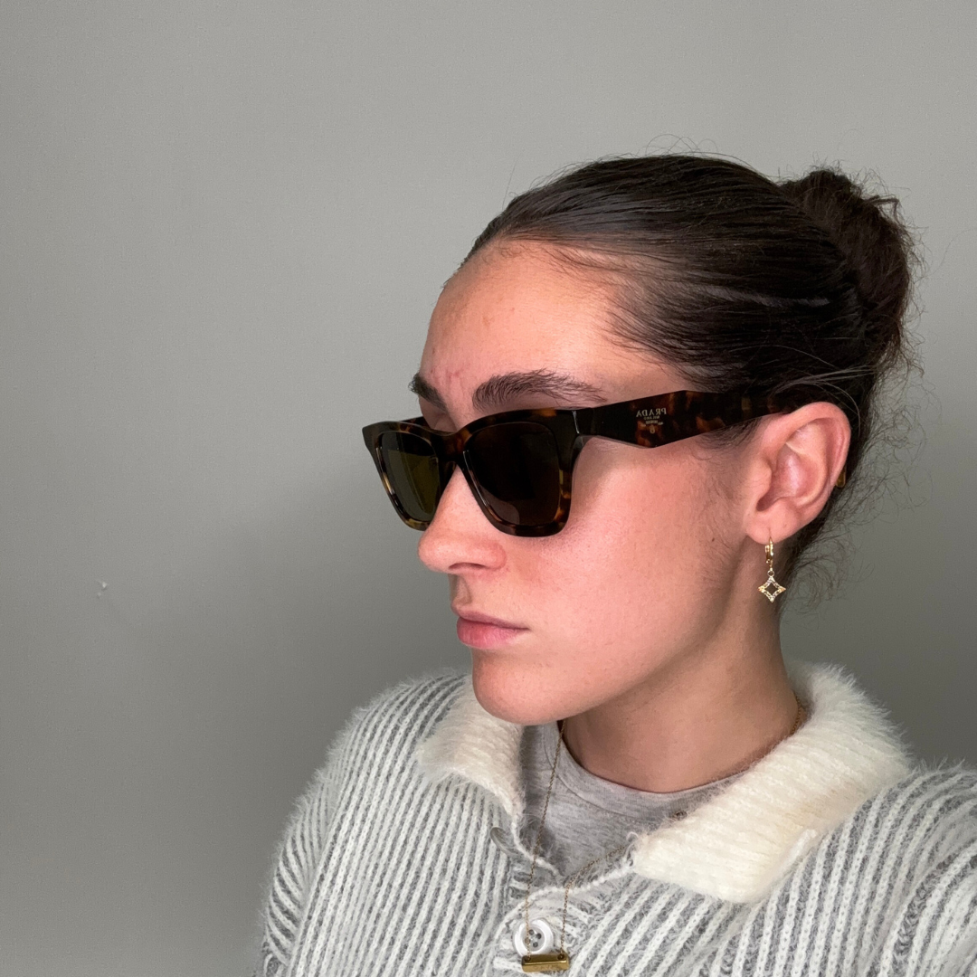 Prada SPRC07 Tortoise Shell Sunglasses