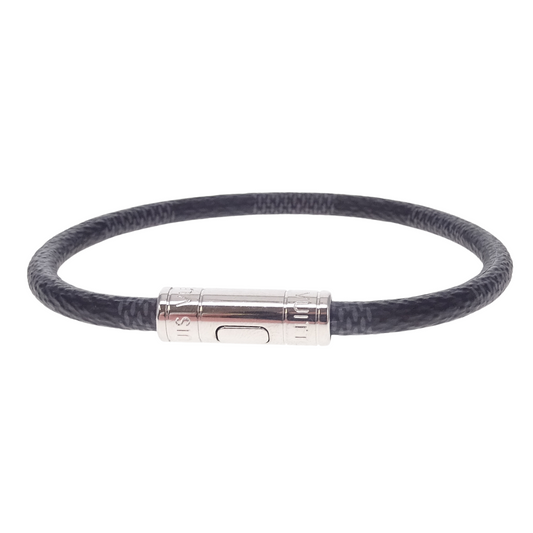 Louis Vuitton Damier Graphite Keep It Bracelet