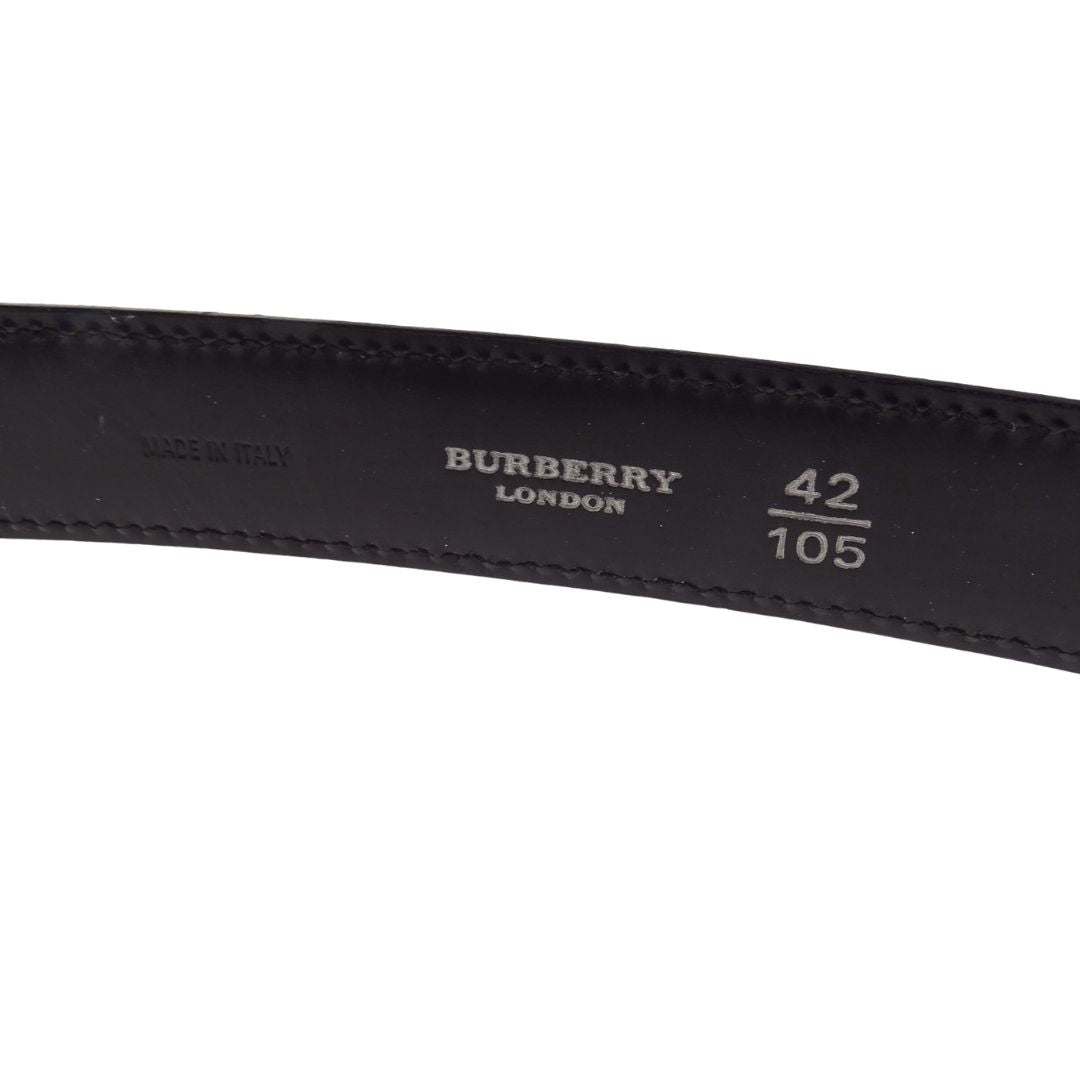 Burberry Belt In Nova Check Thin 42/105