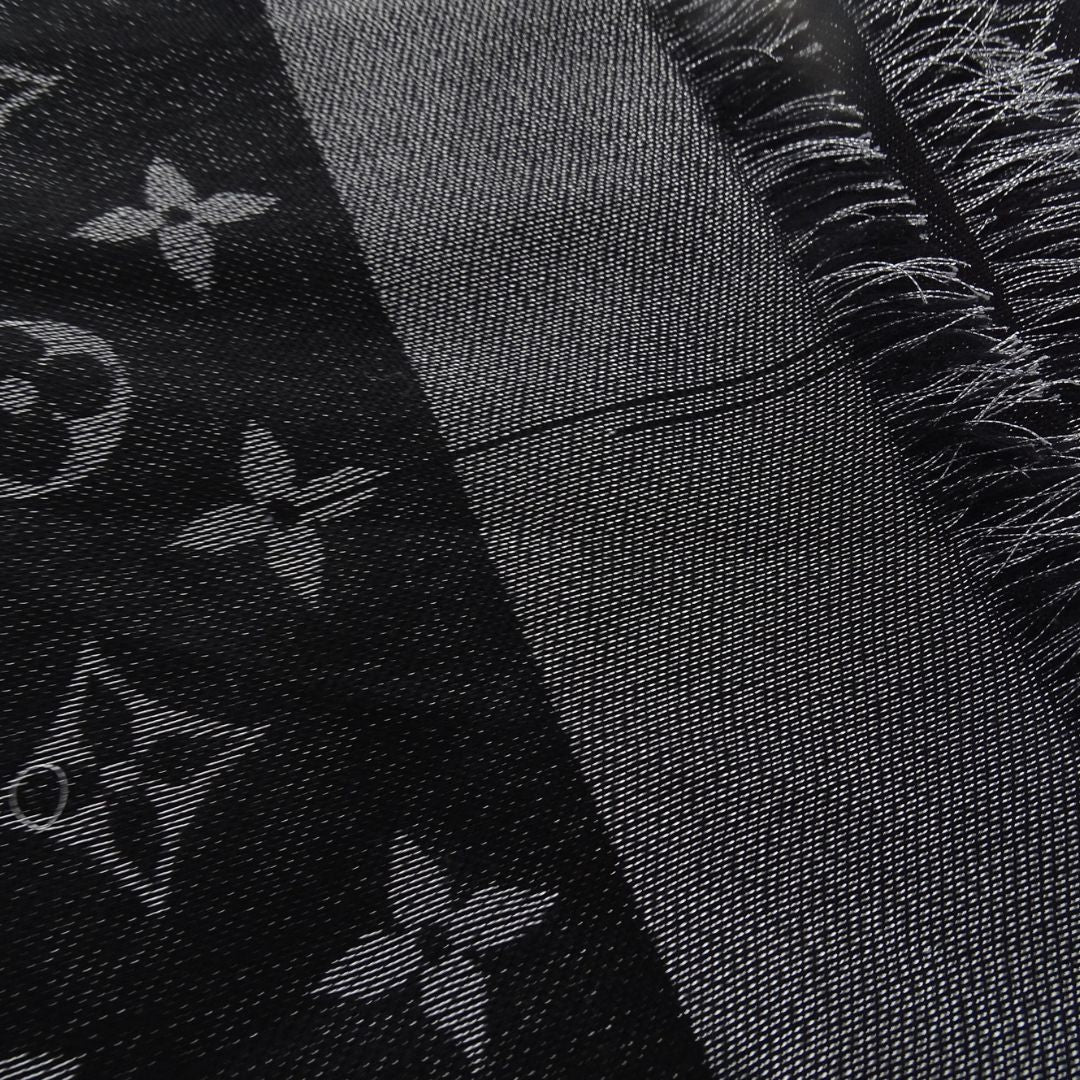 Louis Vuitton Shine Shawl Black/Silver