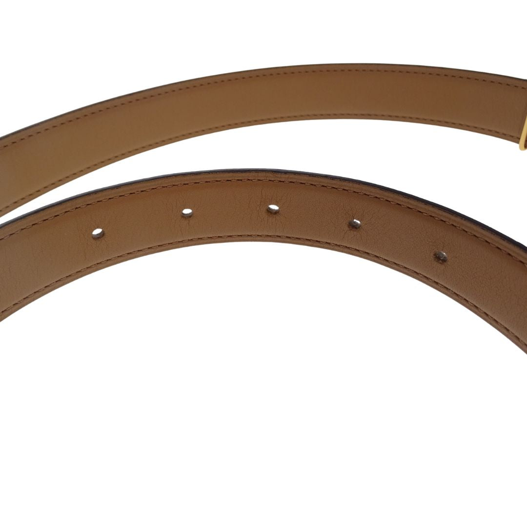 Hermes 24mm Belt Constance Buckle Reversible Biscuit and Nata size 75cm 2021