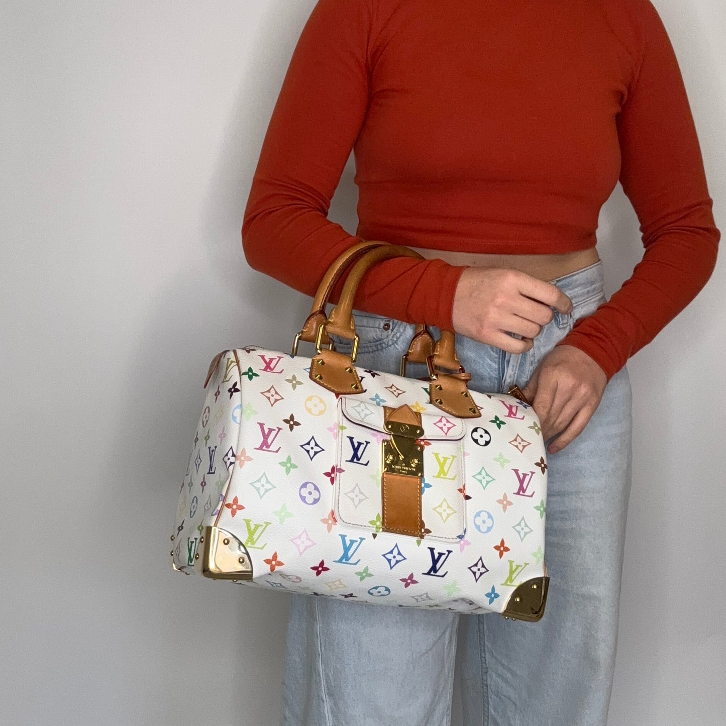 Louis Vuitton City Speedy TM White Multi Vintage SP3007 - 2007