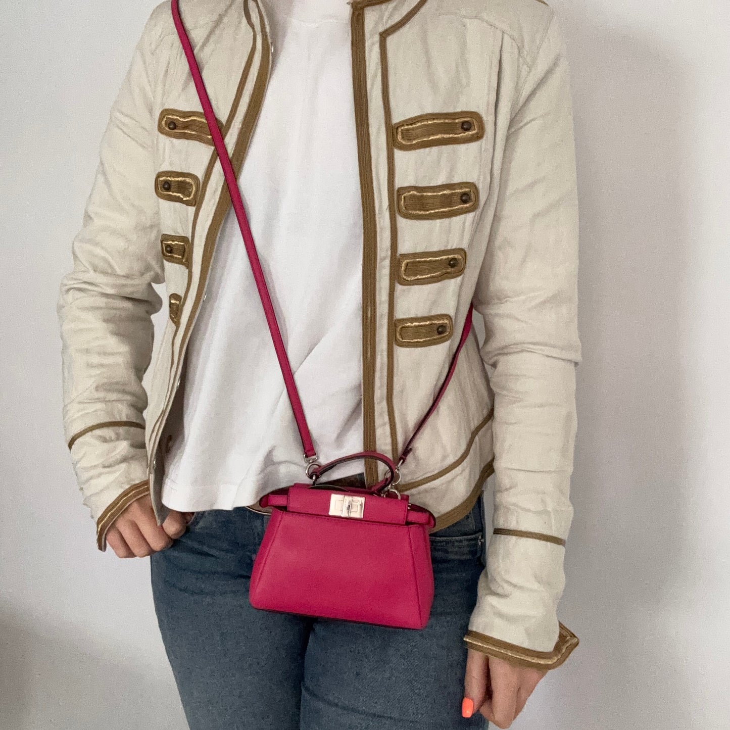 Fendi Peekaboo Micro Pink SHW