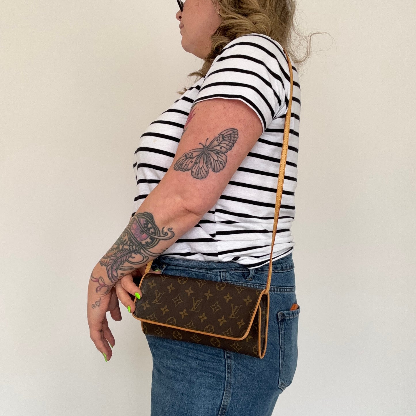 Louis Vuitton Twin Crossbody Bag Monogram CA0010