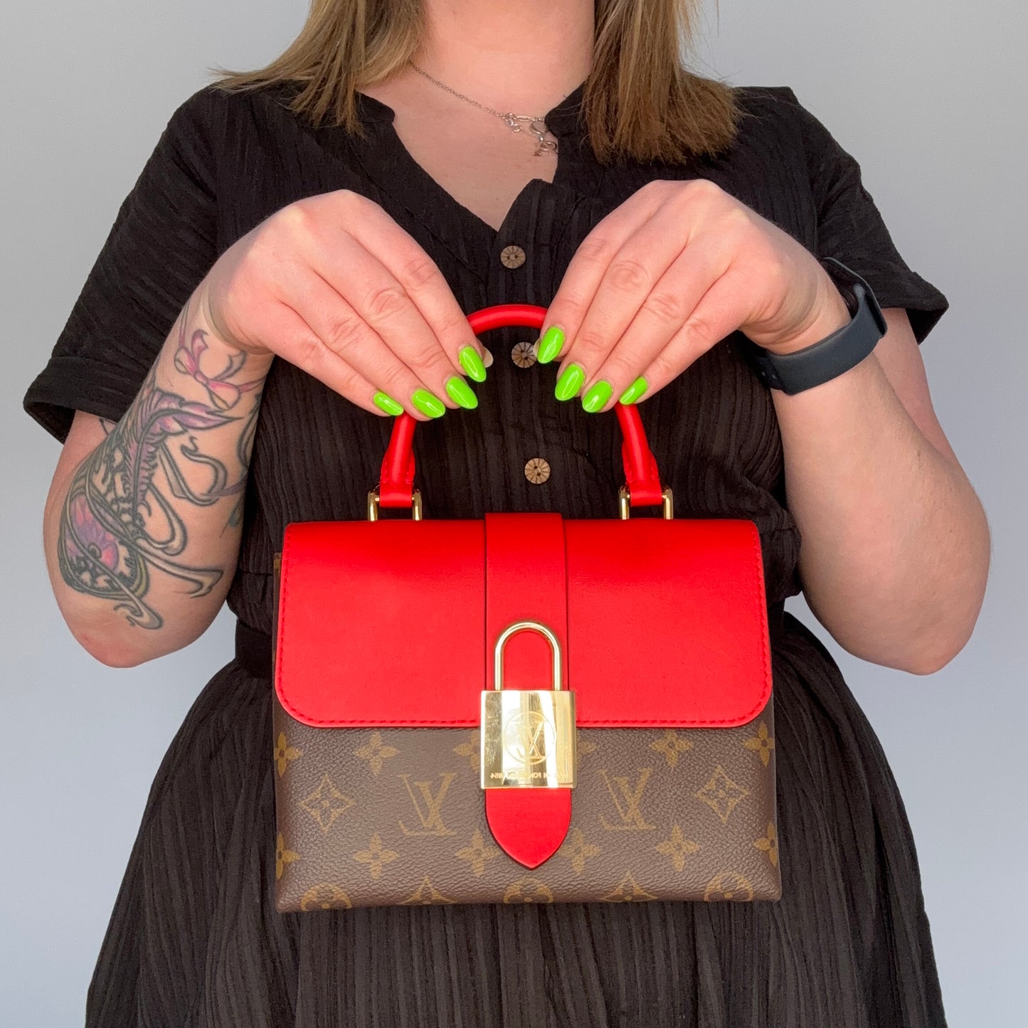 Louis Vuitton Locky BB Monogram & Coquelicot (NFID)