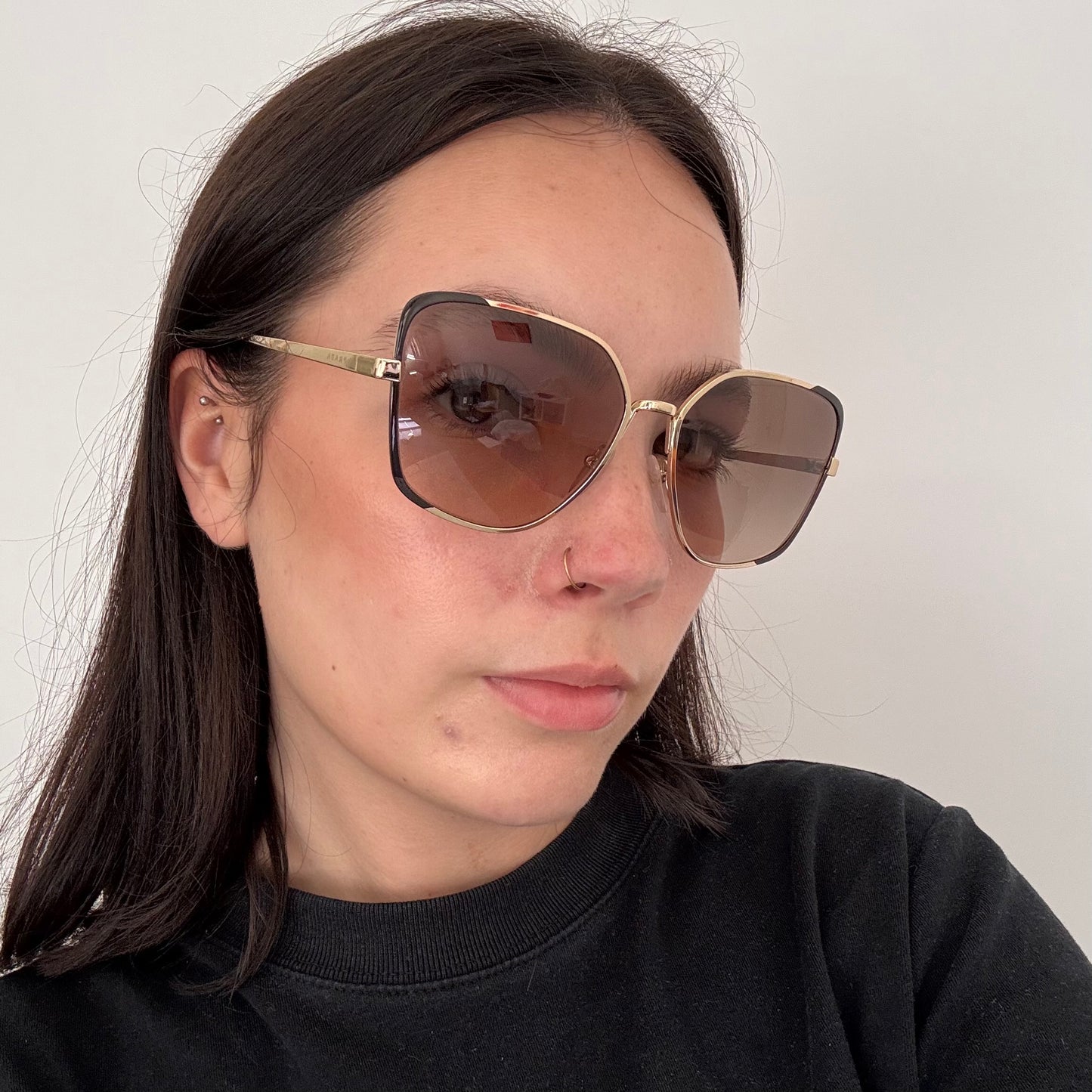 Prada Sunglasses Gold/Brown SPR60X